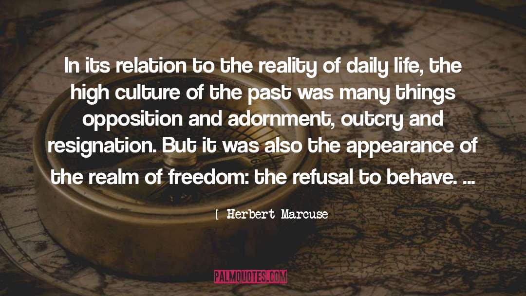 Adornment quotes by Herbert Marcuse