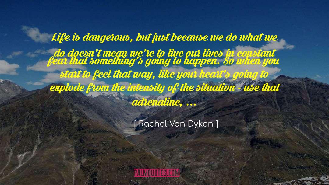 Adrenaline Junky quotes by Rachel Van Dyken