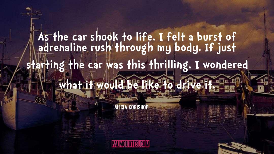 Adrenaline Rush quotes by Alicia Kobishop