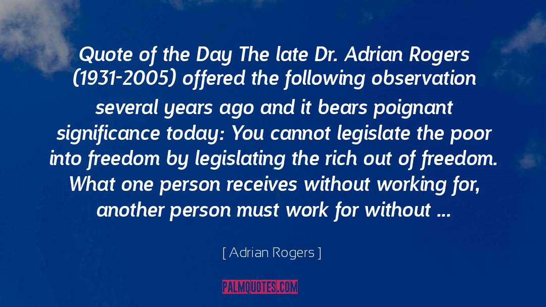 Adrian Hawk quotes by Adrian Rogers