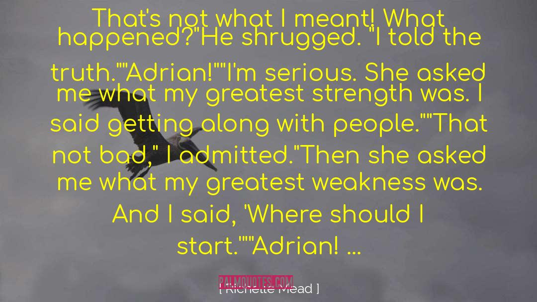 Adrian Ivashkov Sydney Sage quotes by Richelle Mead