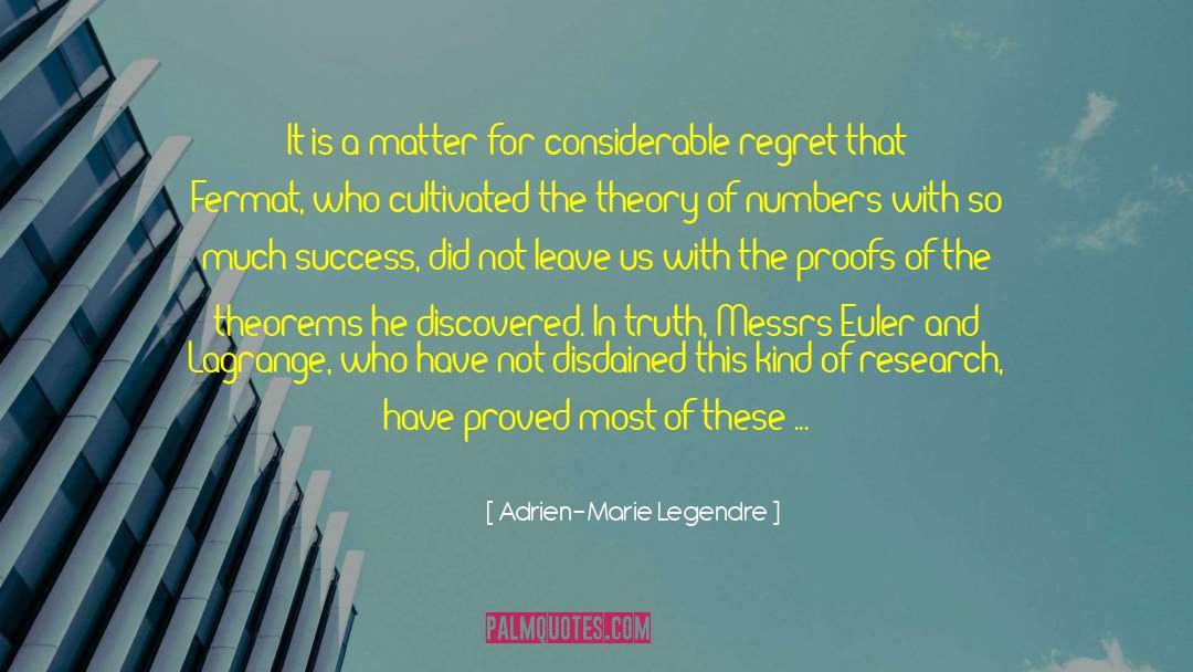 Adrien quotes by Adrien-Marie Legendre