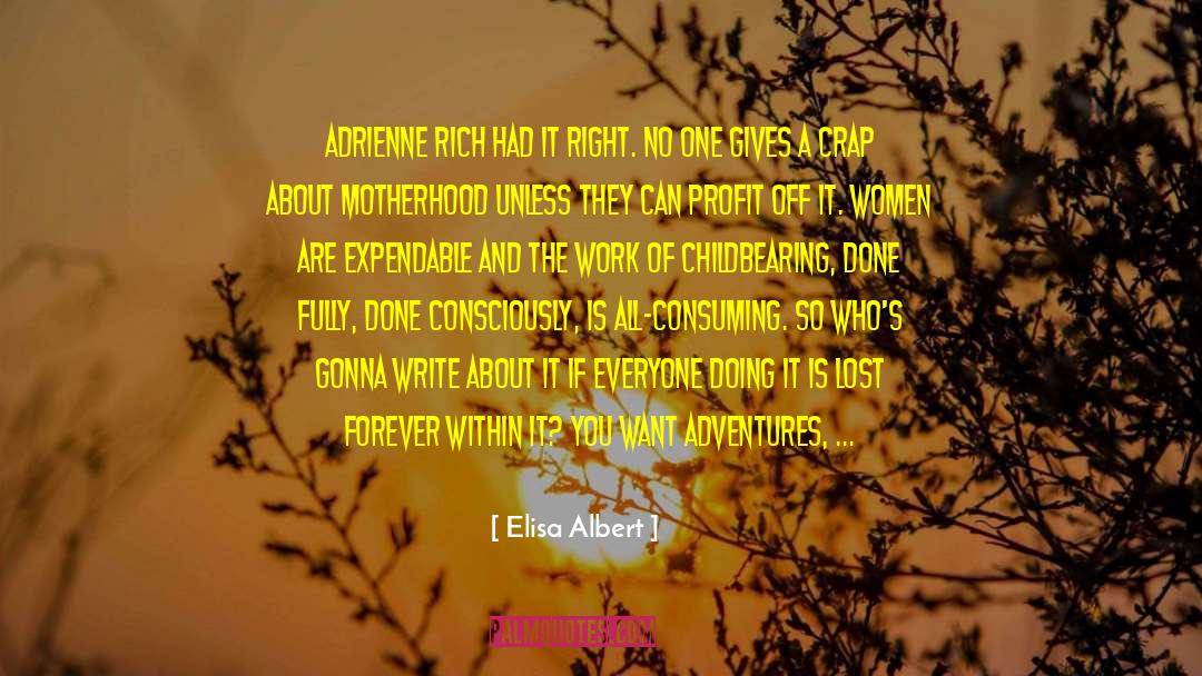 Adrienne Rich quotes by Elisa Albert