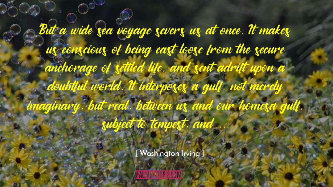 Adrift quotes by Washington Irving