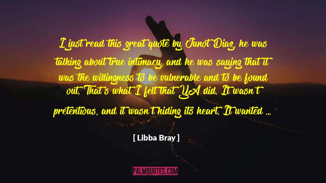 Adult Fiction quotes by Libba Bray