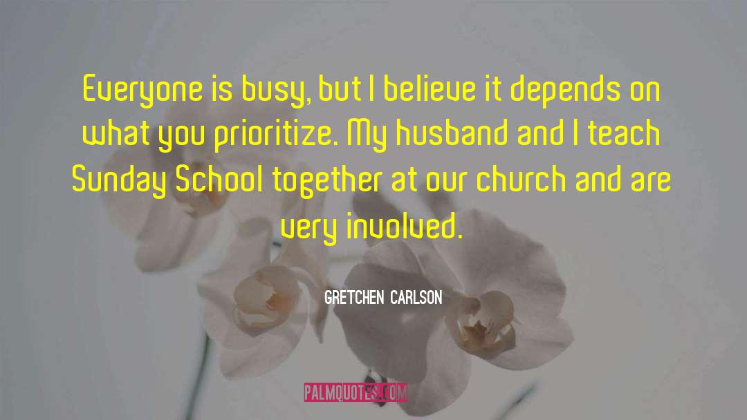 Adult Sunday School quotes by Gretchen Carlson