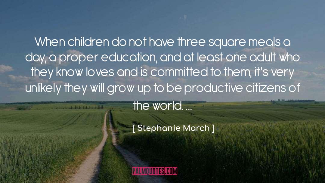 Adult Trauma quotes by Stephanie March
