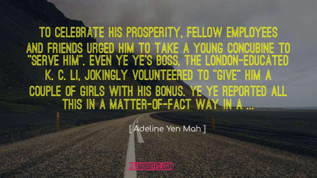Adultery quotes by Adeline Yen Mah