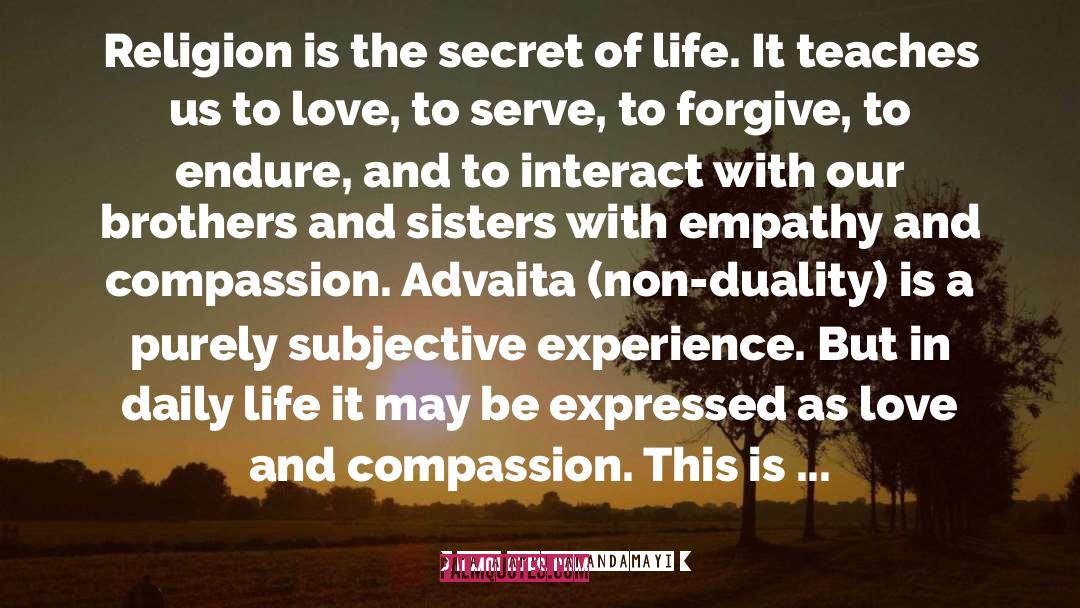 Advaita Acharya quotes by Mata Amritanandamayi