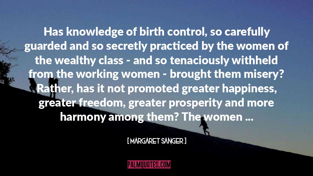 Advance quotes by Margaret Sanger