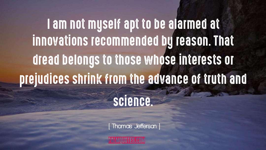 Advance quotes by Thomas Jefferson