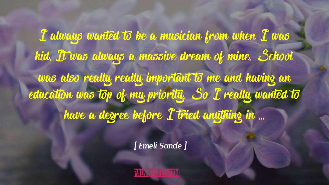 Advanced Degrees quotes by Emeli Sande