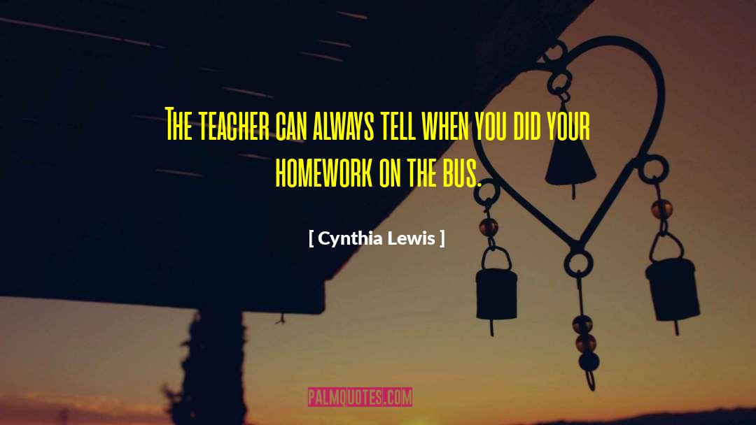 Advanced Learning quotes by Cynthia Lewis