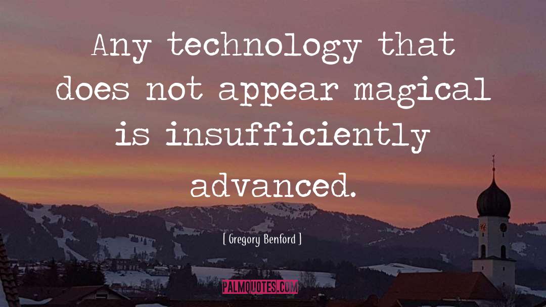 Advanced quotes by Gregory Benford