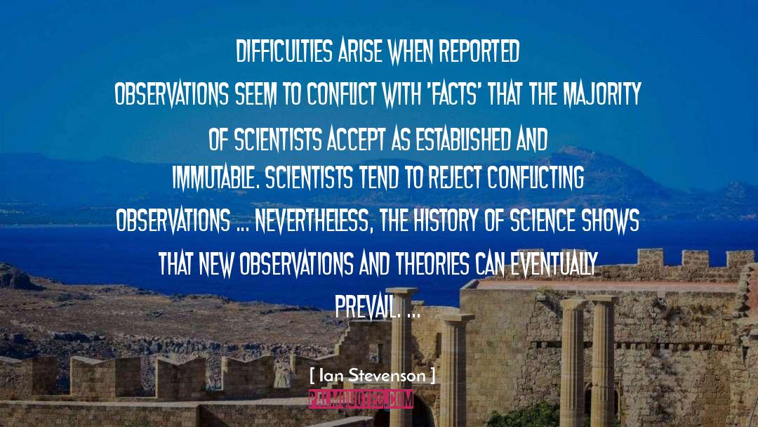 Advancement Of Science quotes by Ian Stevenson
