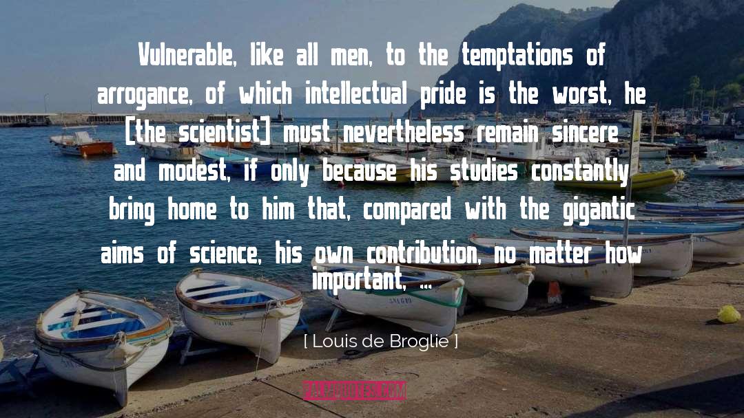 Advancement Of Science quotes by Louis De Broglie