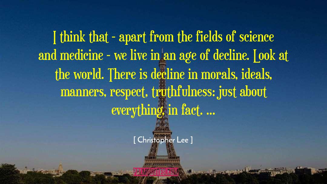 Advancement Of Science quotes by Christopher Lee