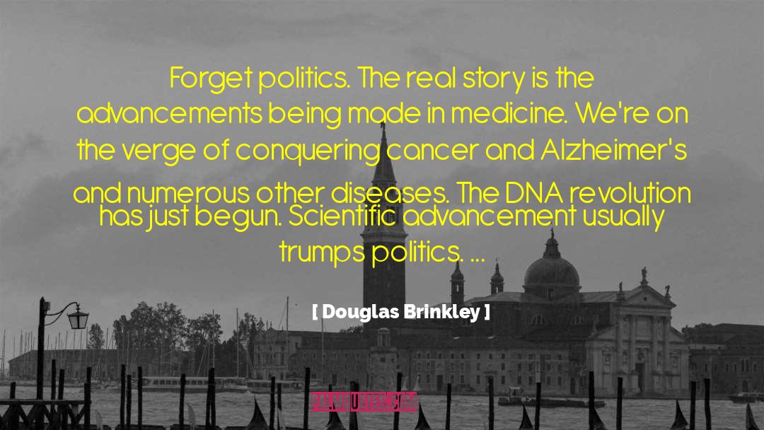 Advancement quotes by Douglas Brinkley