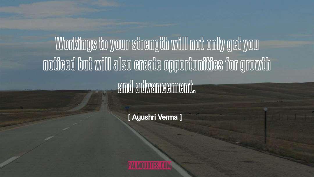 Advancement quotes by Ayushri Verma