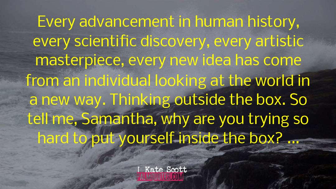Advancement quotes by Kate Scott