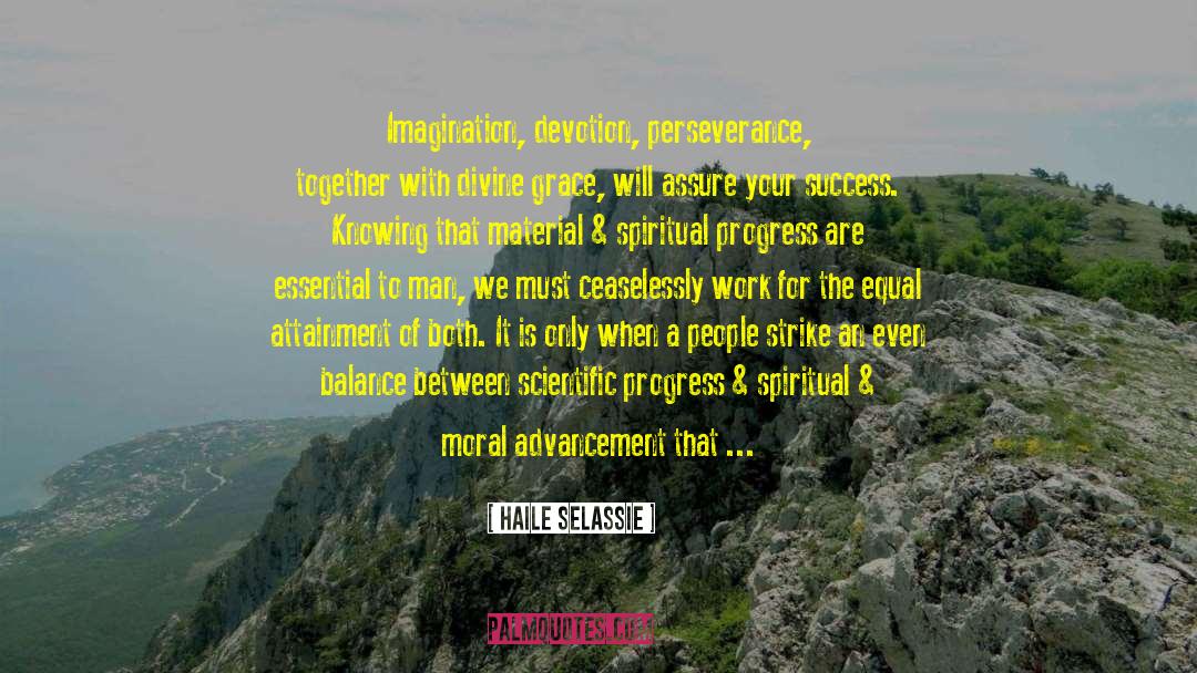 Advancement quotes by Haile Selassie