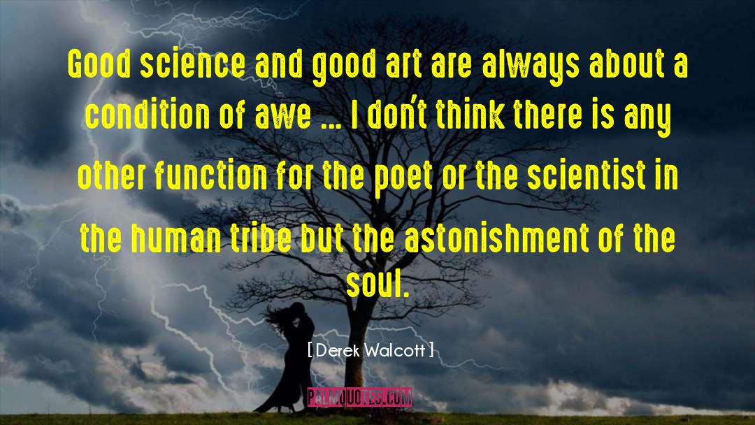 Advances In Science quotes by Derek Walcott
