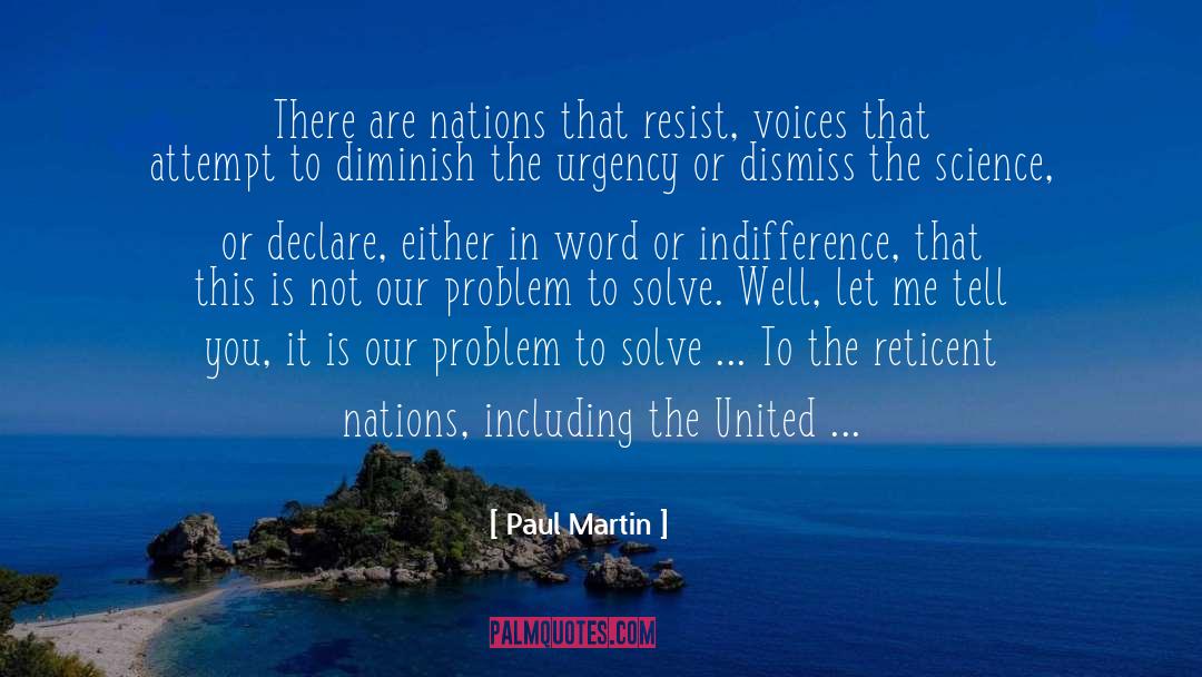 Advances In Science quotes by Paul Martin