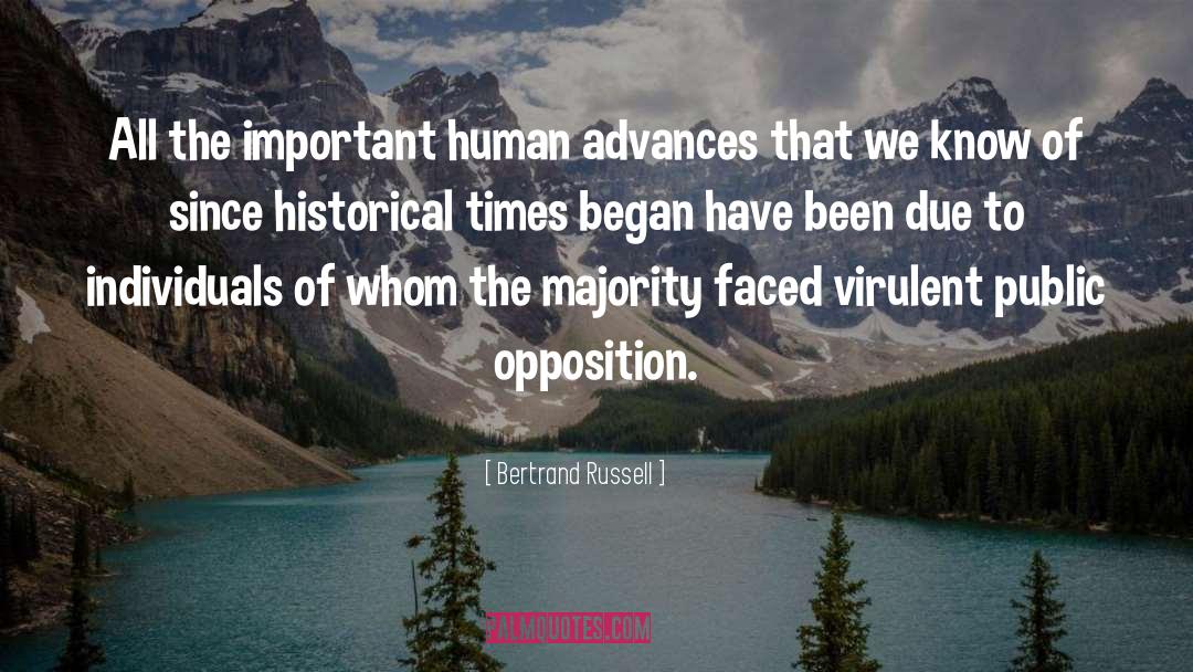 Advances quotes by Bertrand Russell