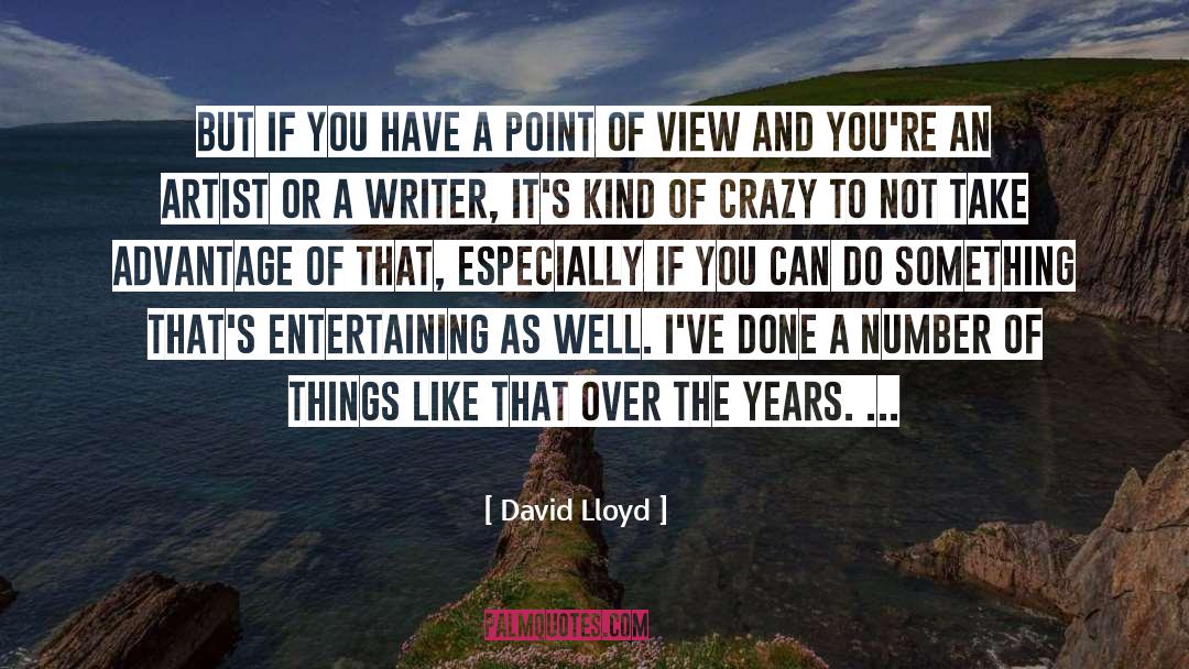 Advantage Of Both quotes by David Lloyd