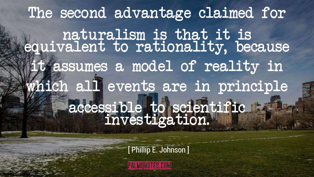 Advantage Of Both quotes by Phillip E. Johnson