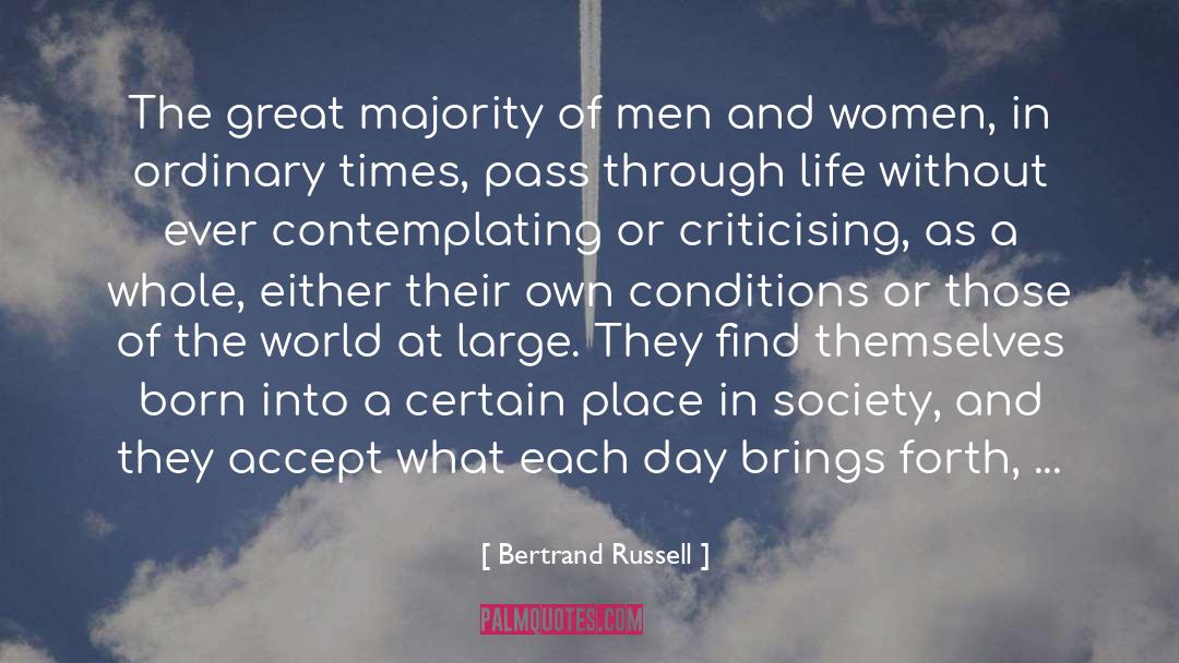 Advantages quotes by Bertrand Russell