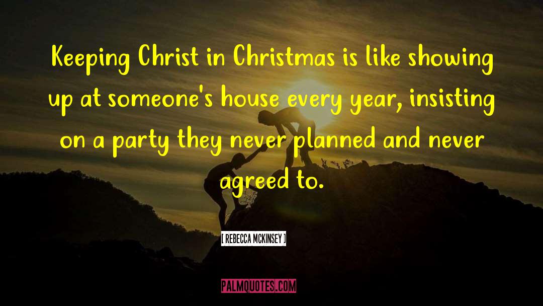 Advent Christmas quotes by Rebecca McKinsey