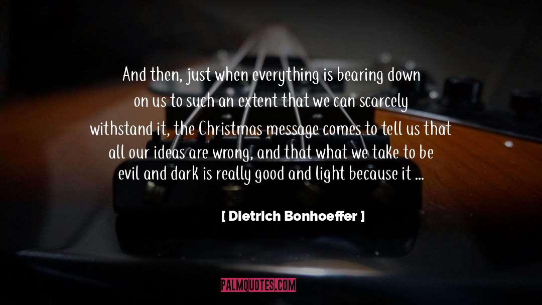Advent Christmas quotes by Dietrich Bonhoeffer