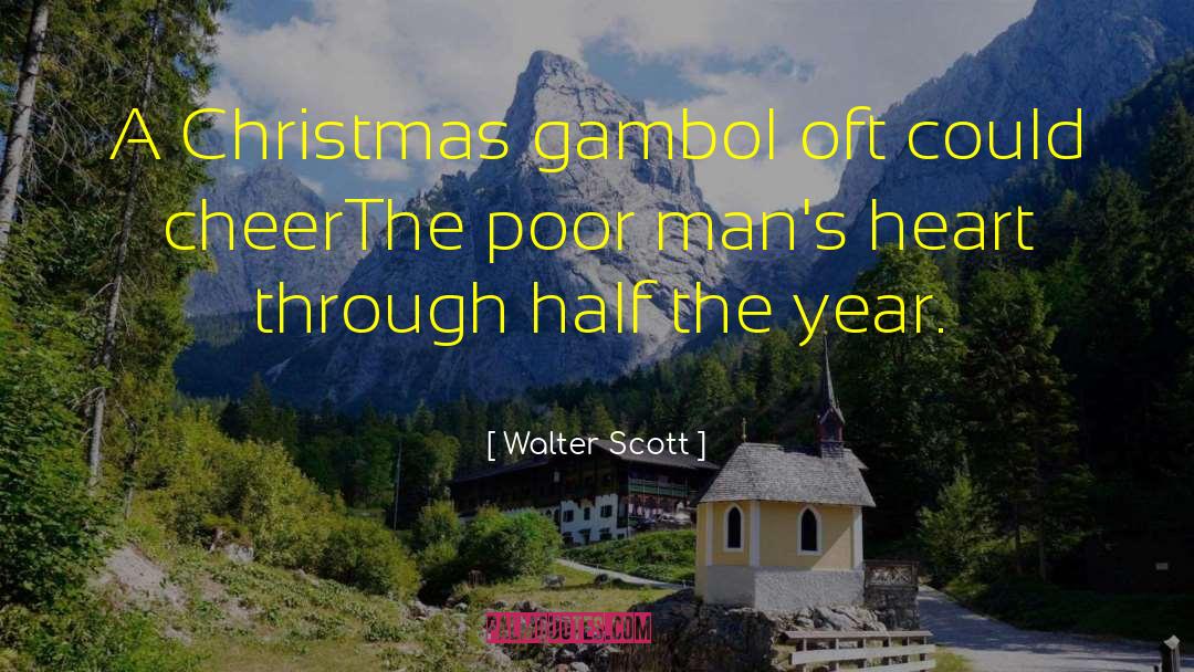 Advent Christmas quotes by Walter Scott