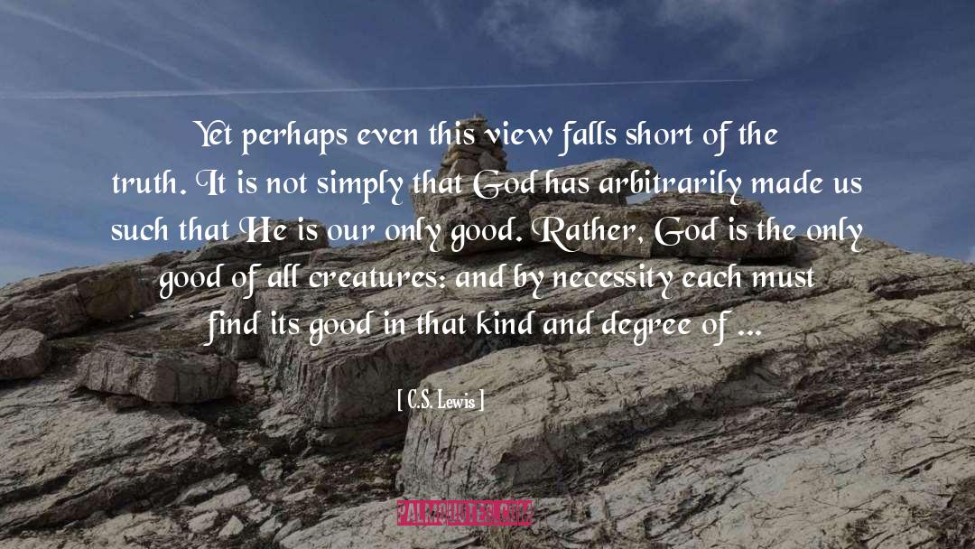 Advent God S Nature quotes by C.S. Lewis