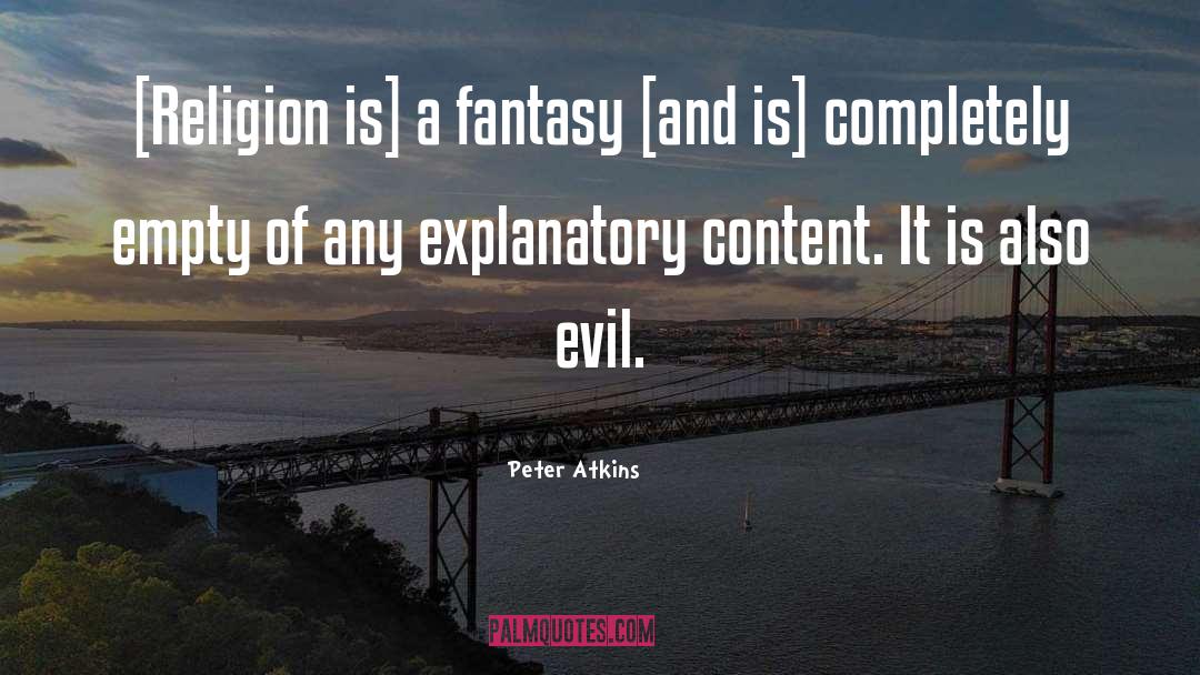 Adventure Fantasy quotes by Peter Atkins