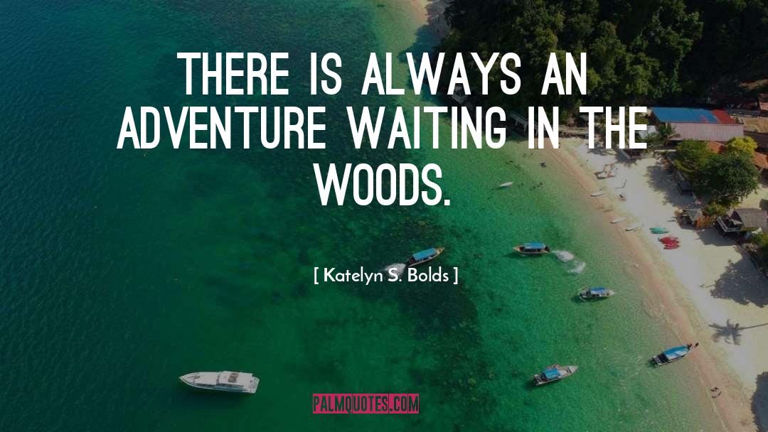 Adventure Is Waiting quotes by Katelyn S. Bolds