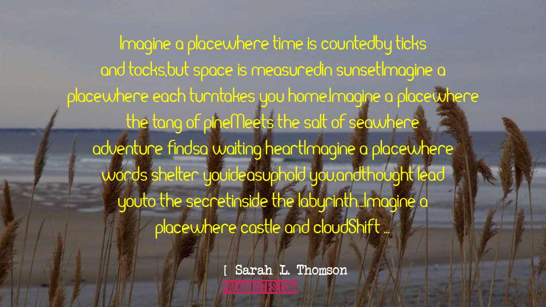 Adventure Is Waiting quotes by Sarah L. Thomson