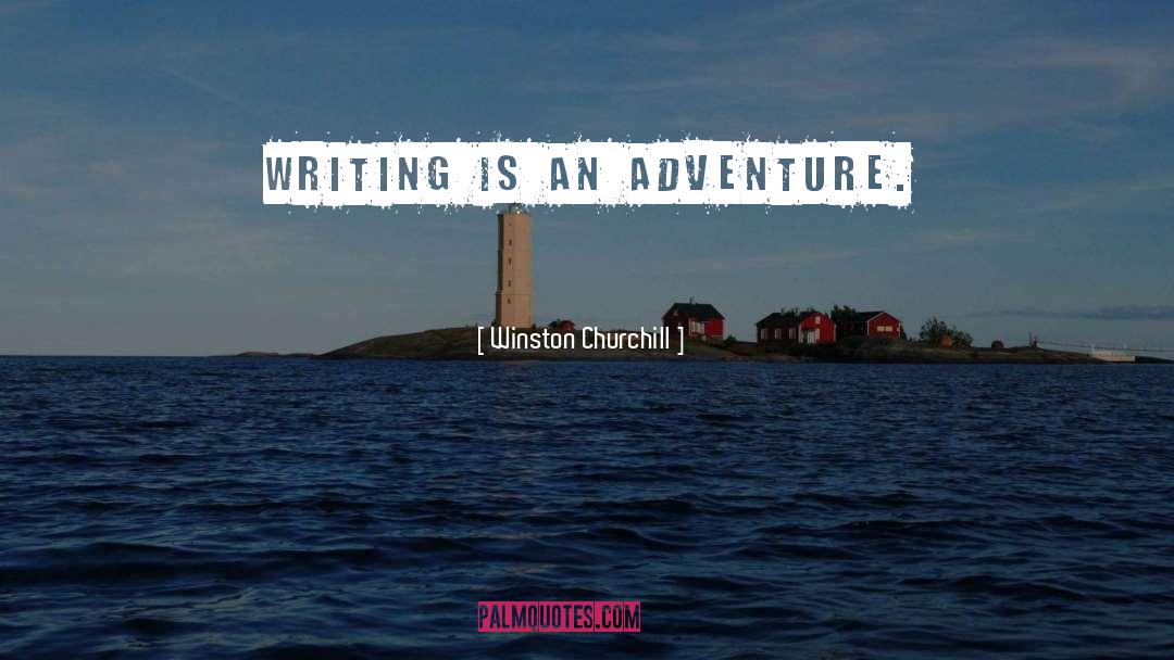 Adventure quotes by Winston Churchill