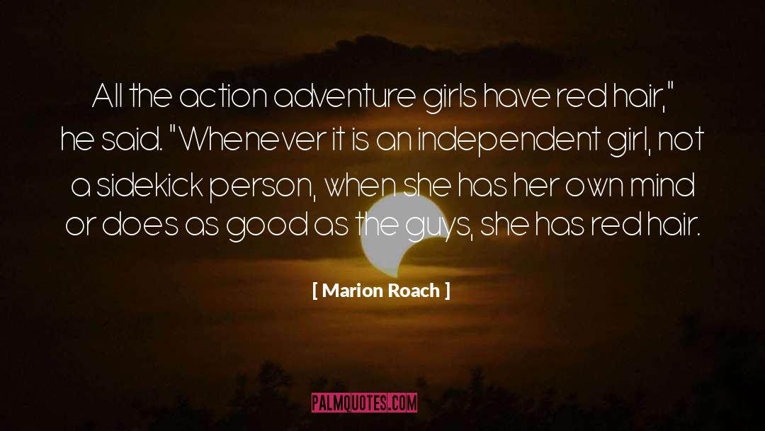 Adventure Thriller quotes by Marion Roach