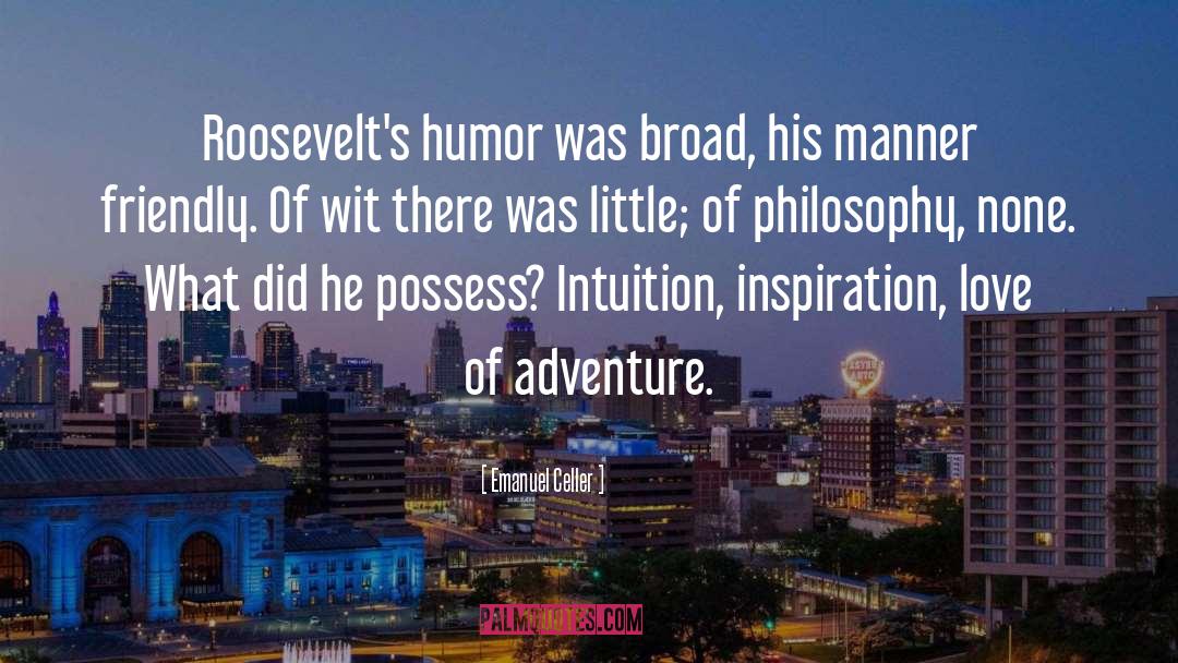 Adventure Travel quotes by Emanuel Celler