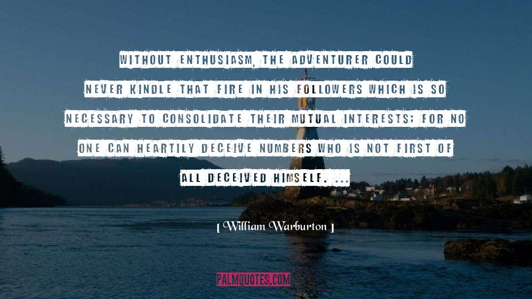 Adventurer quotes by William Warburton