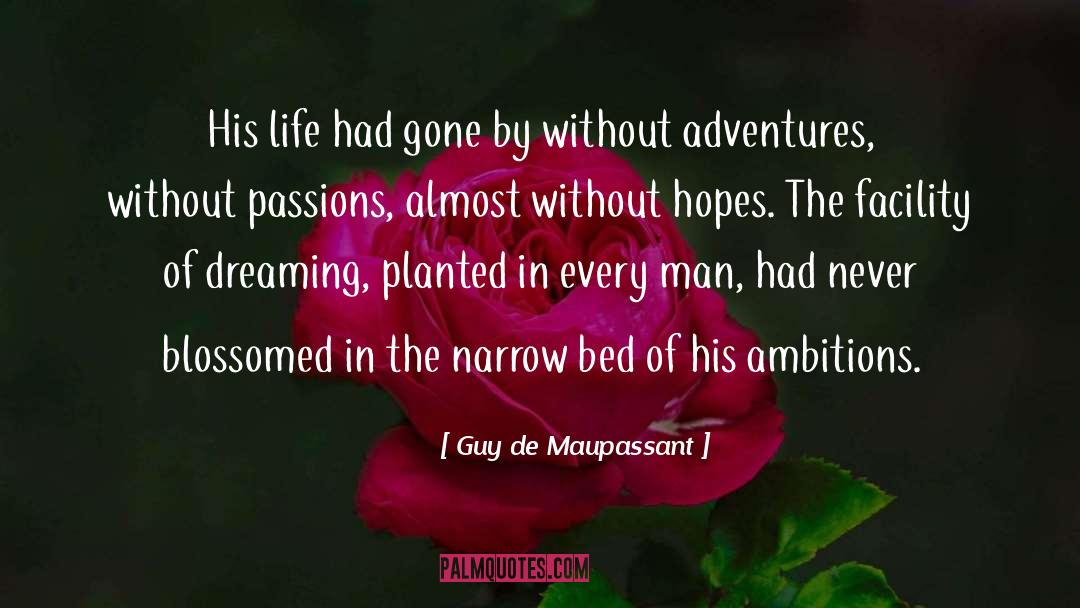 Adventures quotes by Guy De Maupassant