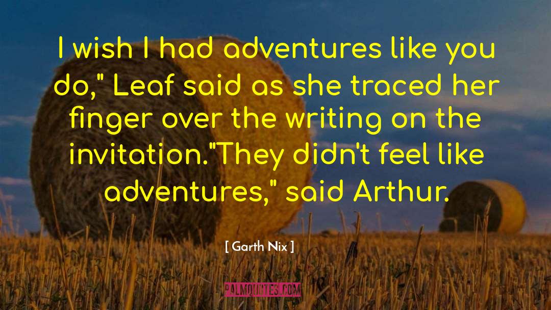 Adventures quotes by Garth Nix