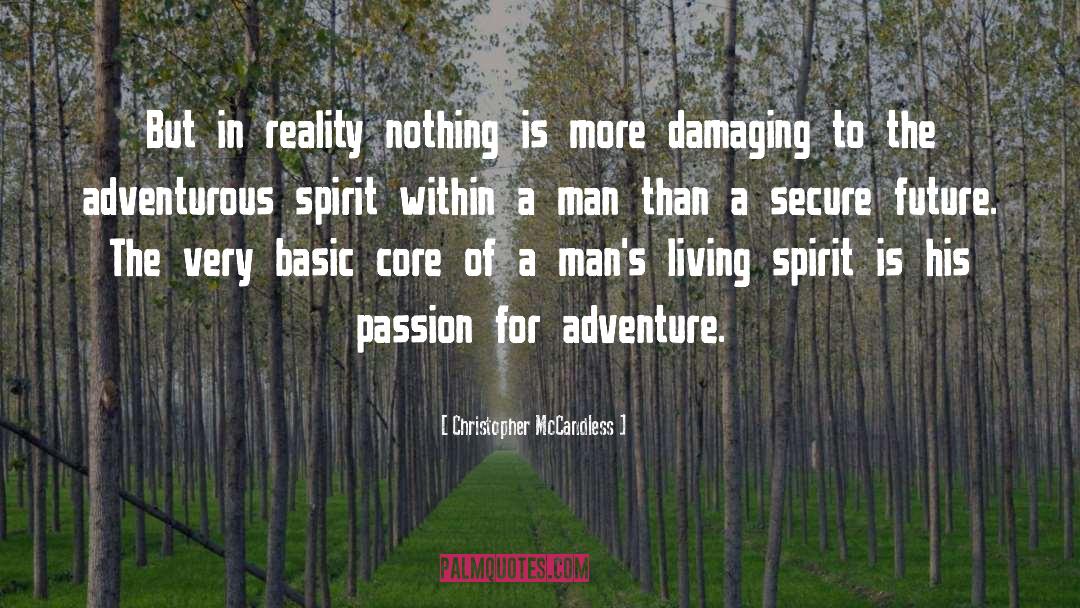 Adventurous Spirit quotes by Christopher McCandless