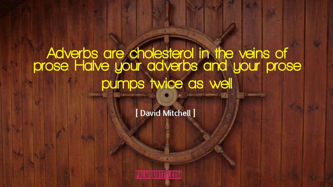 Adverbs quotes by David Mitchell
