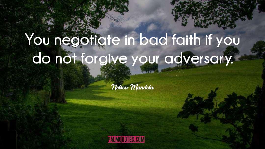 Adversary quotes by Nelson Mandela