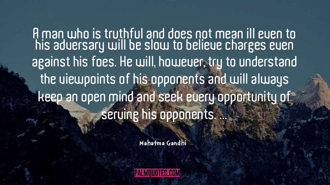 Adversary quotes by Mahatma Gandhi