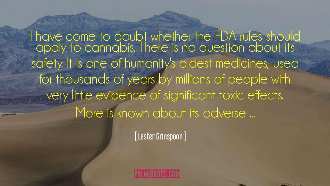 Adverse Effects quotes by Lester Grinspoon