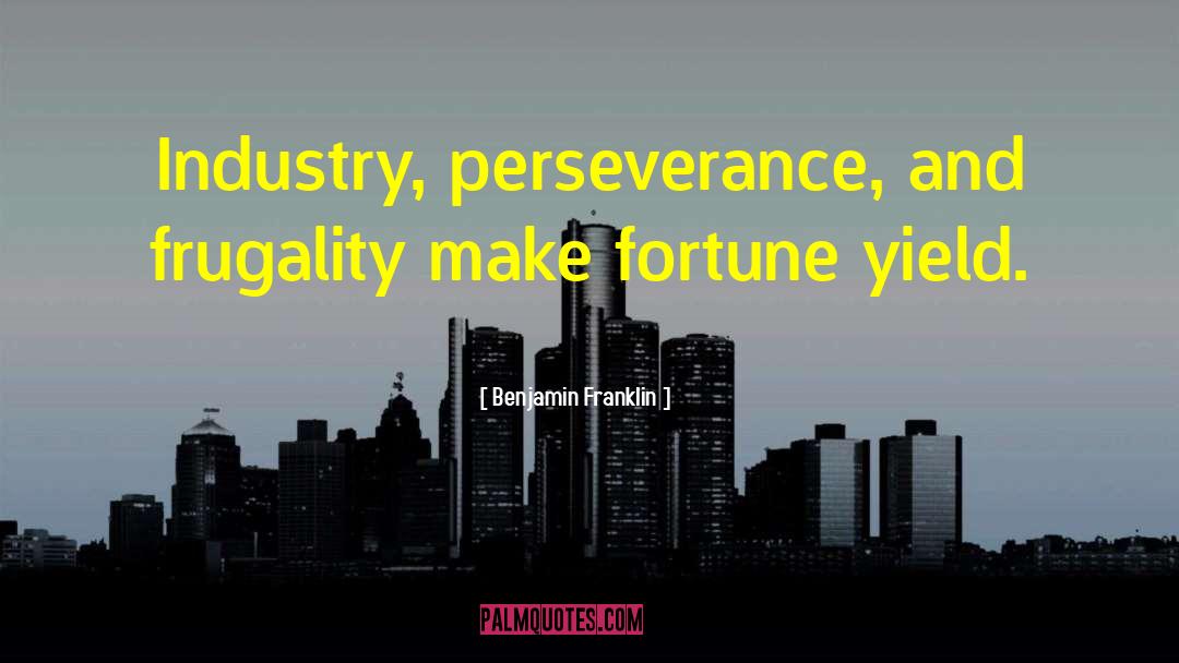 Adversity And Perseverance quotes by Benjamin Franklin